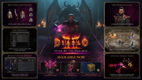 Diablo 2: Resurrected Warlock Class Added via Update 1.34/1.034